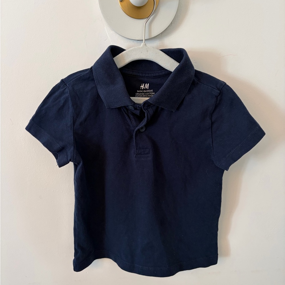H&M Kids Navy Blue Polo Shirt size 2T